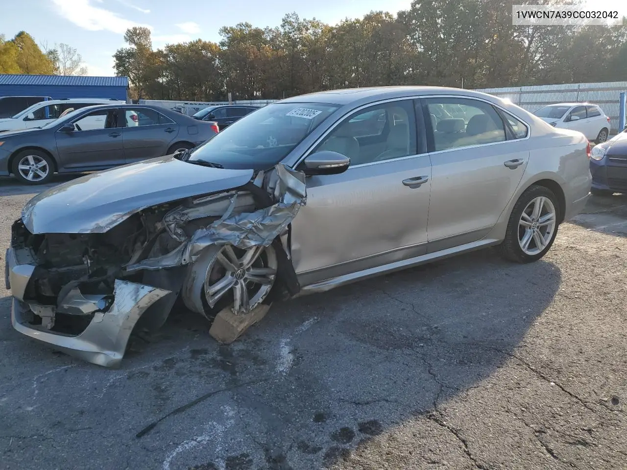 1VWCN7A39CC032042 2012 Volkswagen Passat Sel