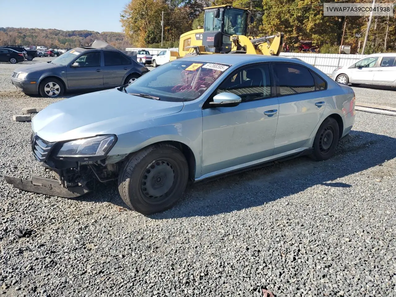 1VWAP7A39CC041938 2012 Volkswagen Passat S