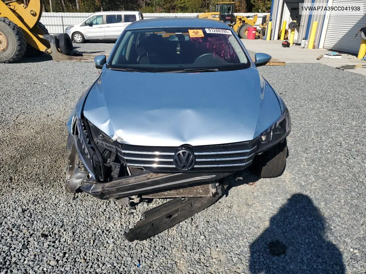 1VWAP7A39CC041938 2012 Volkswagen Passat S