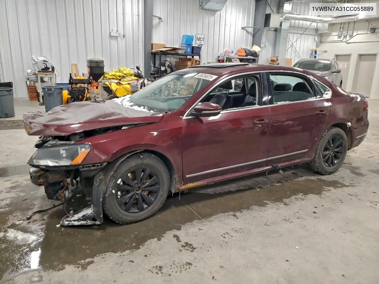 1VWBN7A31CC055889 2012 Volkswagen Passat Se