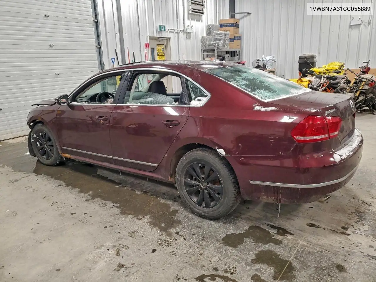 1VWBN7A31CC055889 2012 Volkswagen Passat Se