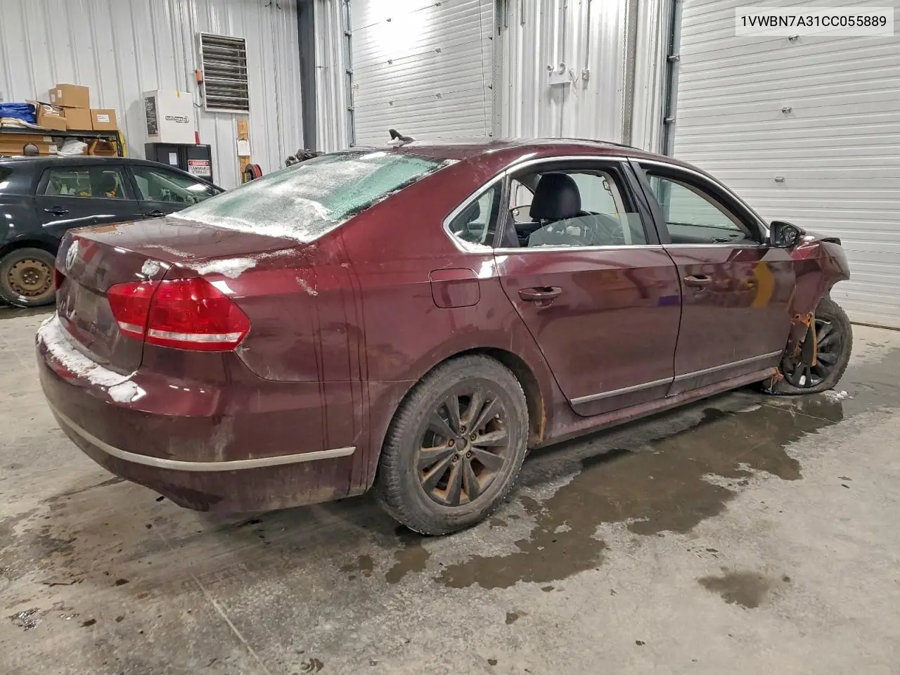 1VWBN7A31CC055889 2012 Volkswagen Passat Se