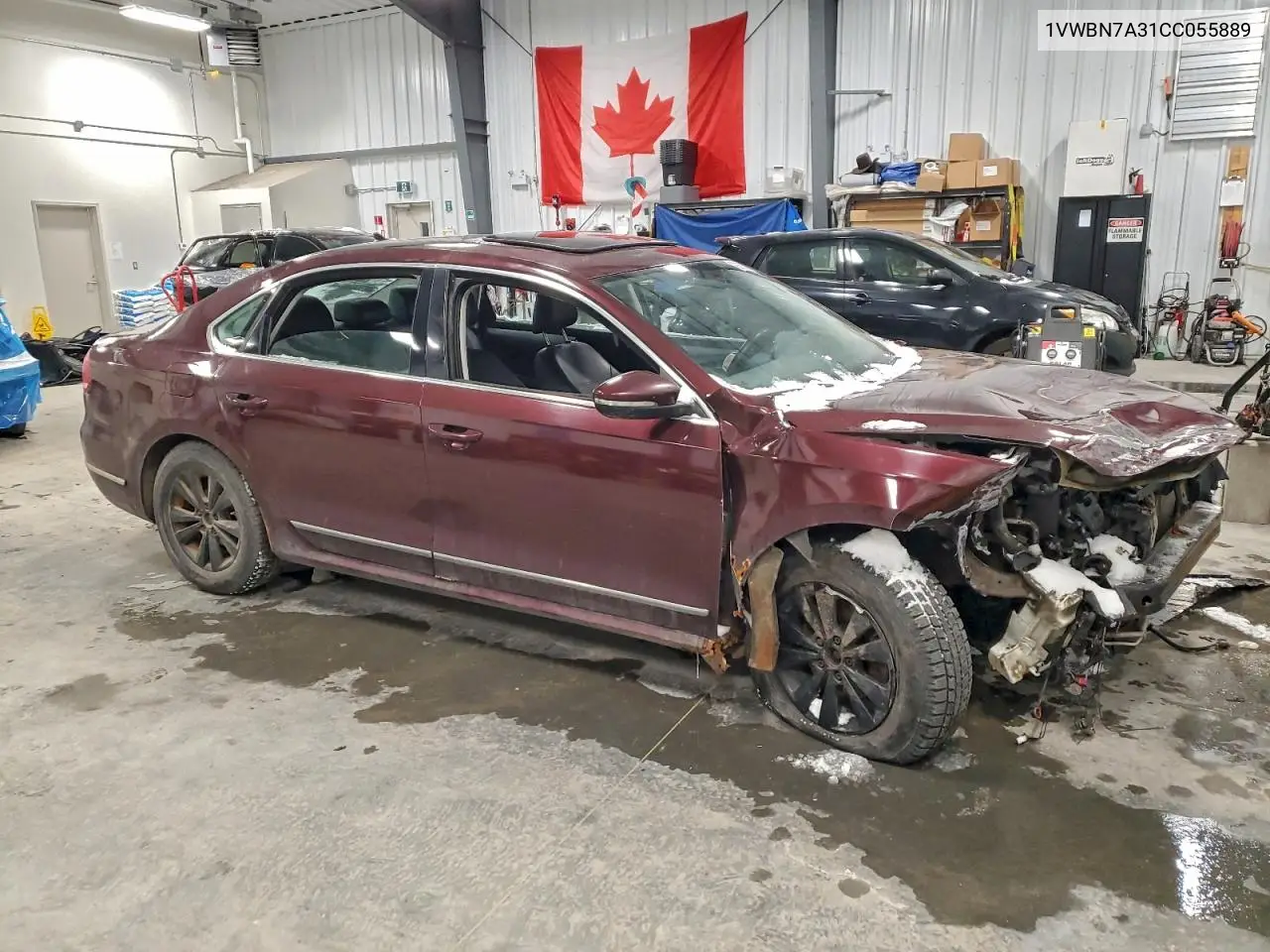 1VWBN7A31CC055889 2012 Volkswagen Passat Se