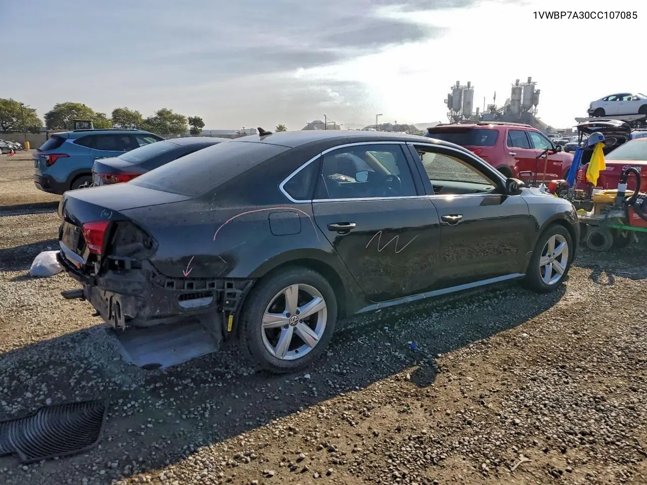 1VWBP7A30CC107085 2012 Volkswagen Passat Se