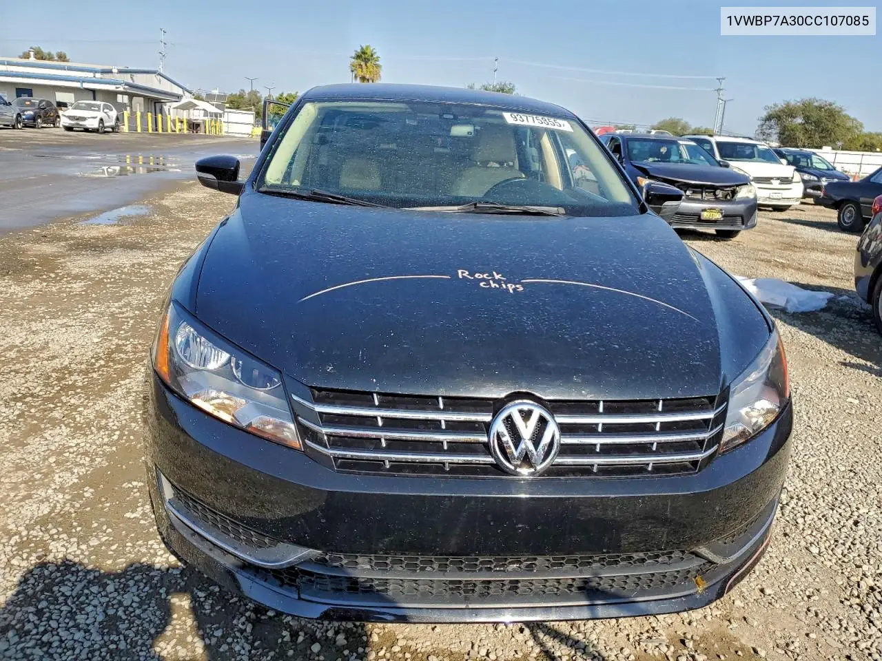 1VWBP7A30CC107085 2012 Volkswagen Passat Se