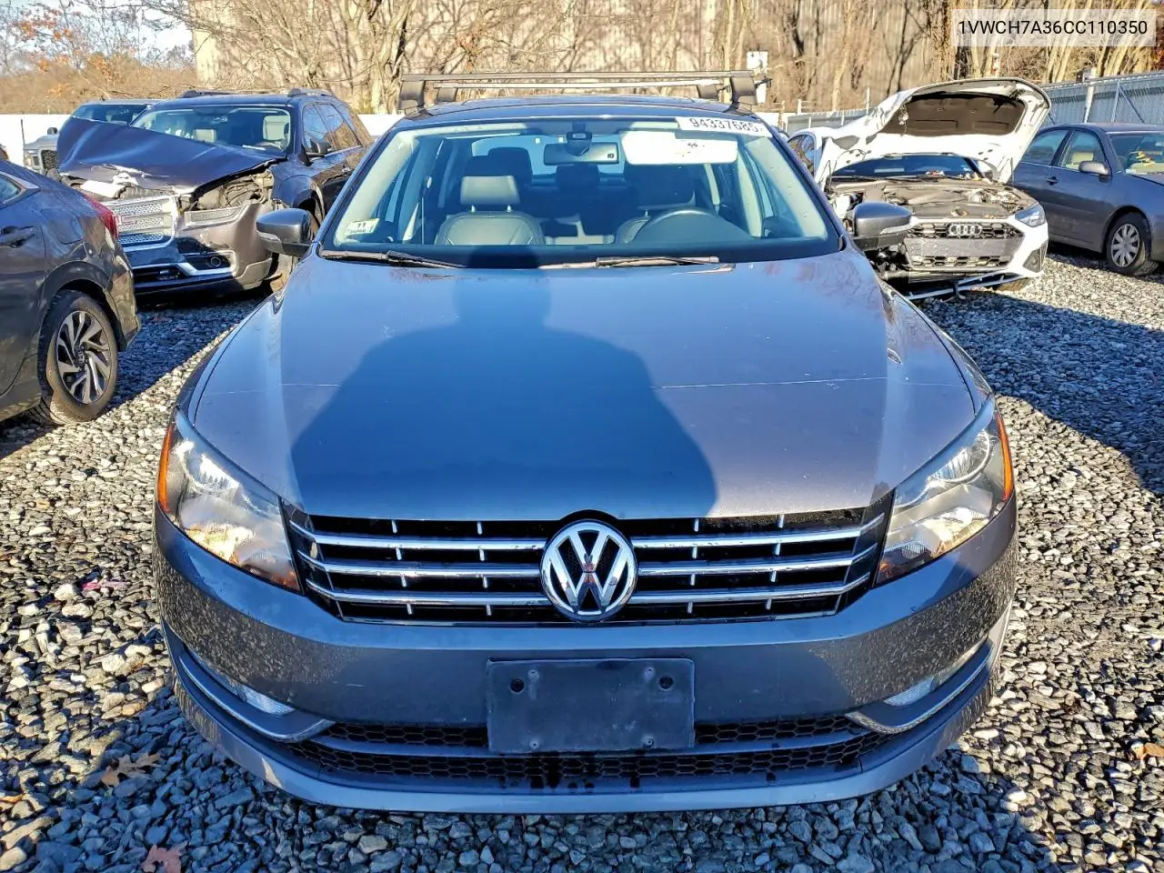 1VWCH7A36CC110350 2012 Volkswagen Passat Sel
