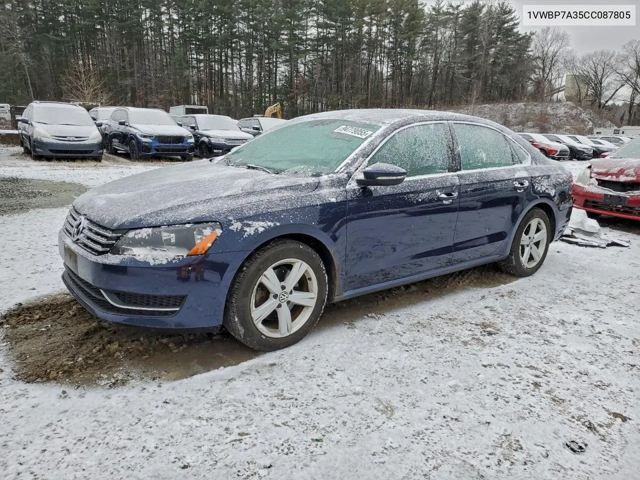 1VWBP7A35CC087805 2012 Volkswagen Passat Se