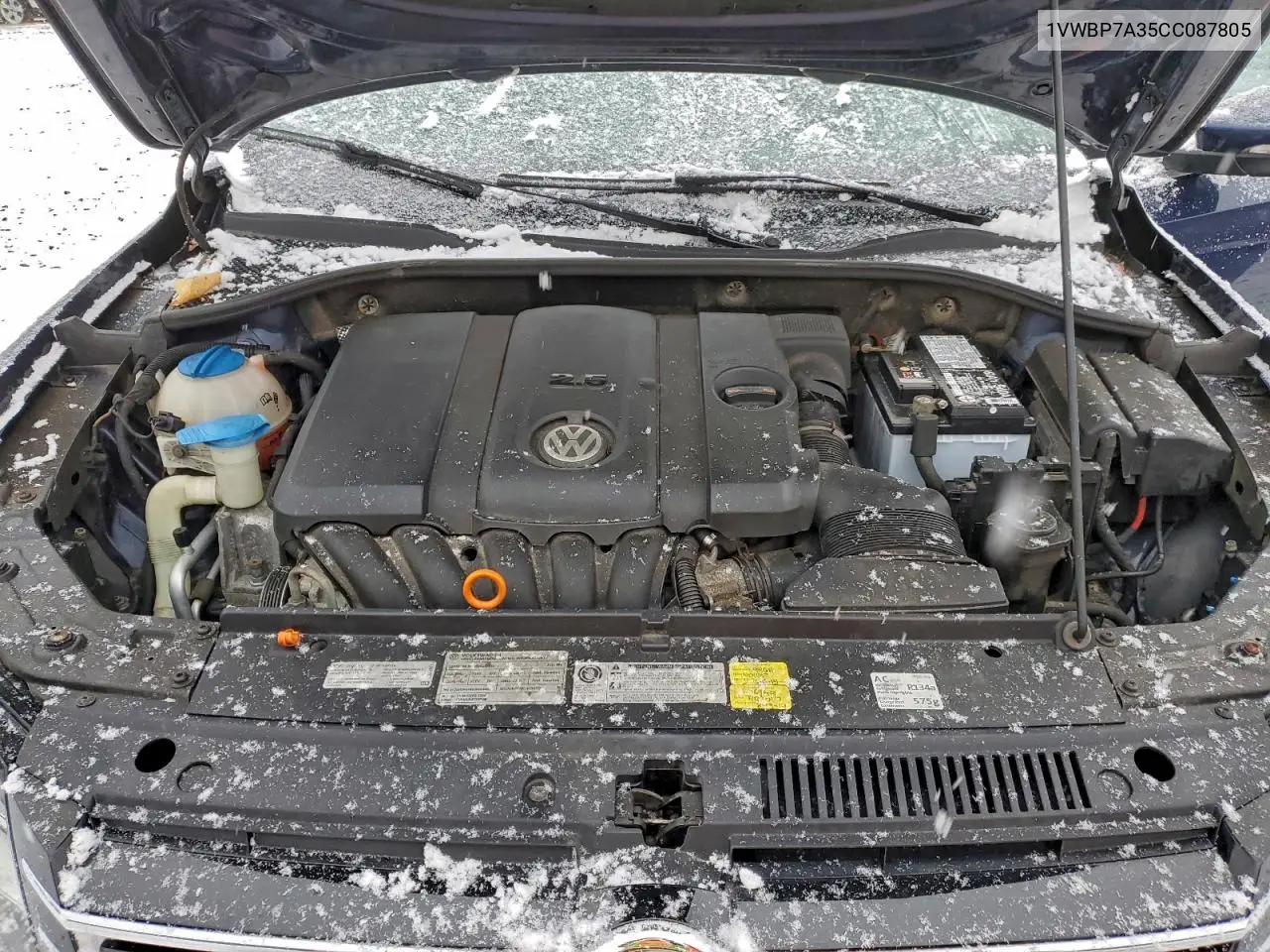 1VWBP7A35CC087805 2012 Volkswagen Passat Se