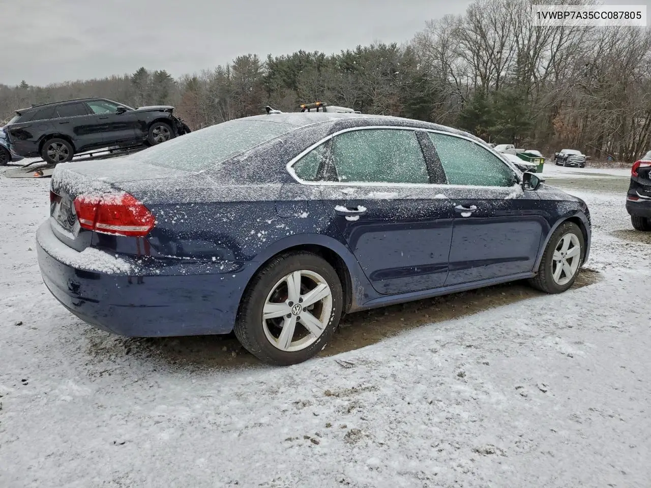 1VWBP7A35CC087805 2012 Volkswagen Passat Se