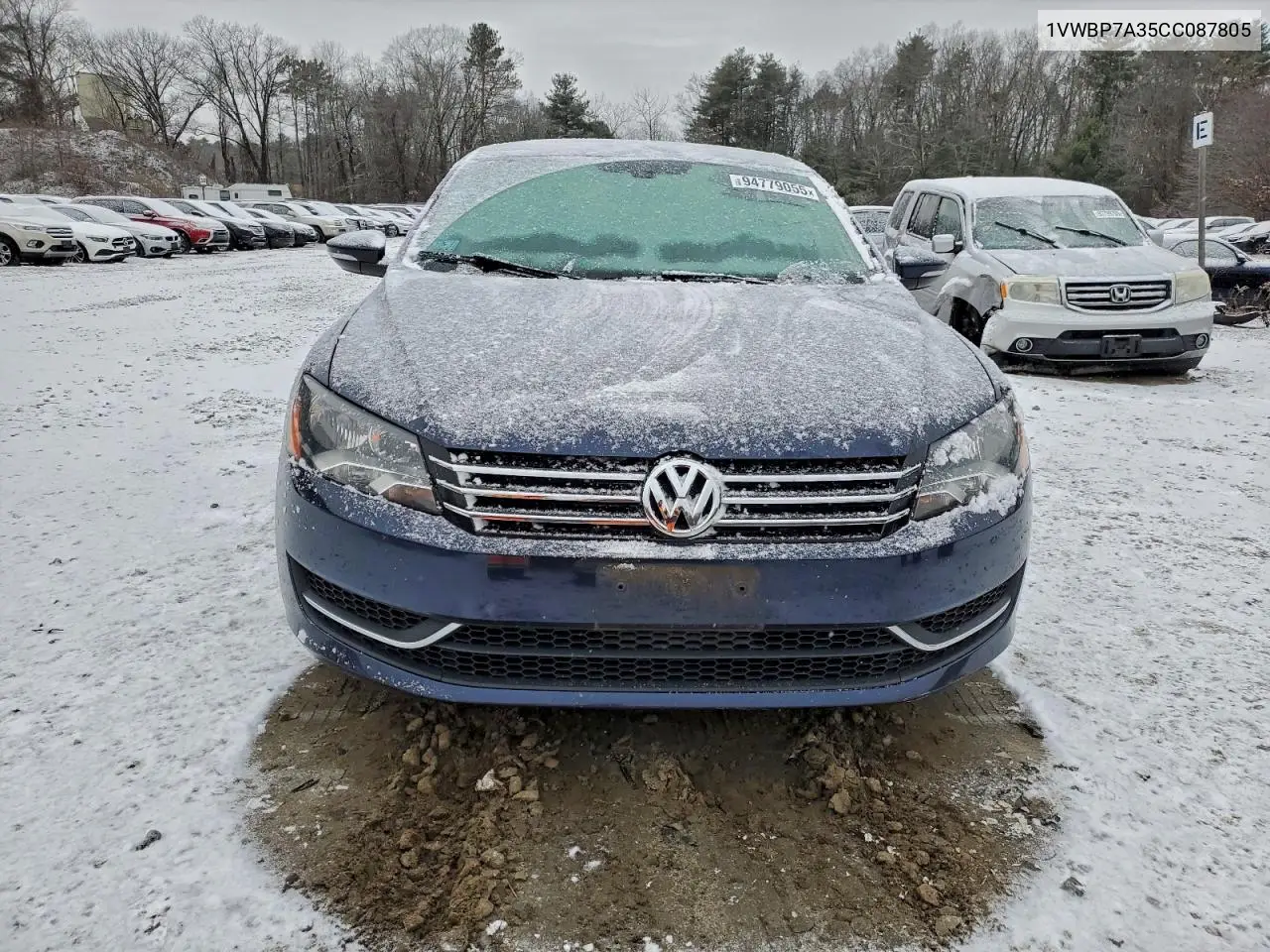 1VWBP7A35CC087805 2012 Volkswagen Passat Se