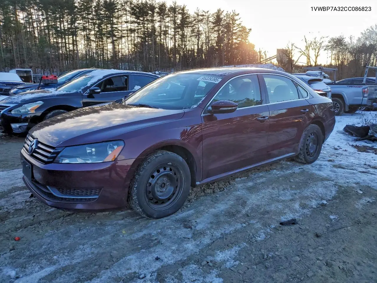 1VWBP7A32CC086823 2012 Volkswagen Passat Se