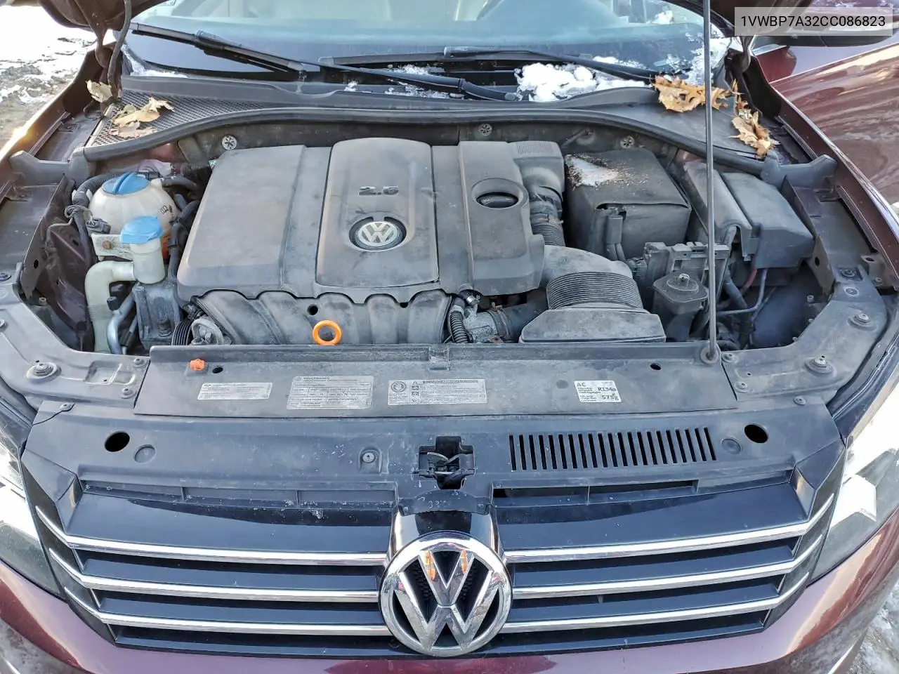 1VWBP7A32CC086823 2012 Volkswagen Passat Se