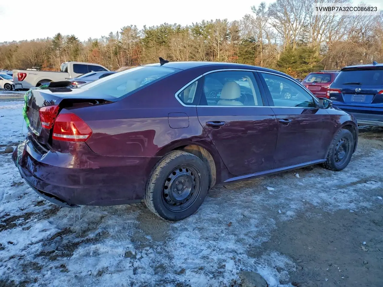 1VWBP7A32CC086823 2012 Volkswagen Passat Se