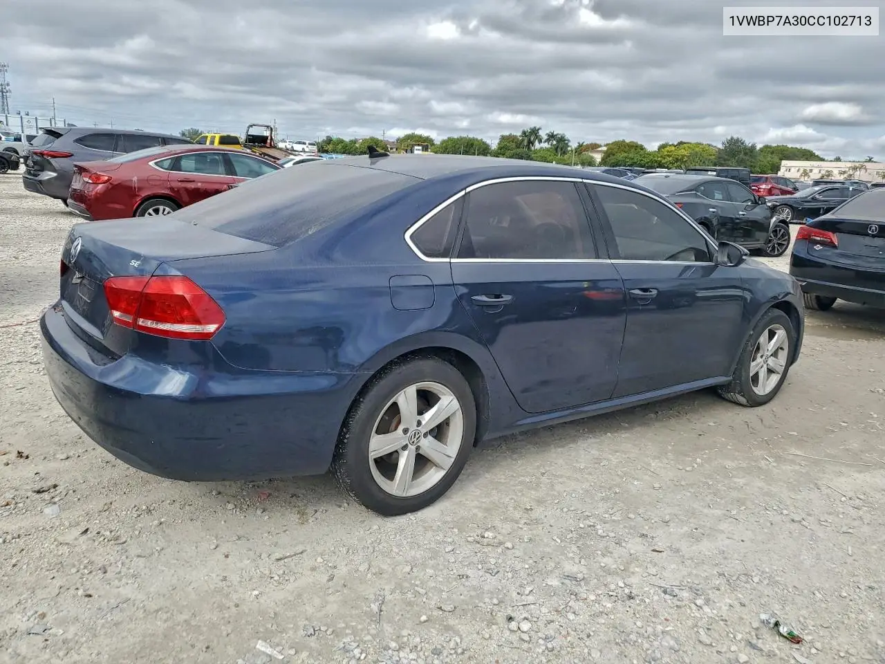 1VWBP7A30CC102713 2012 Volkswagen Passat Se