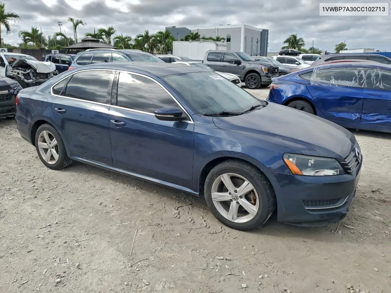 1VWBP7A30CC102713 2012 Volkswagen Passat Se