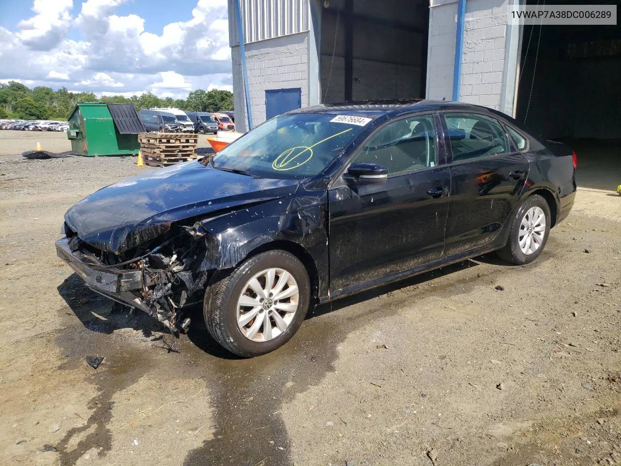 1VWAP7A38DC006289 2013 Volkswagen Passat S