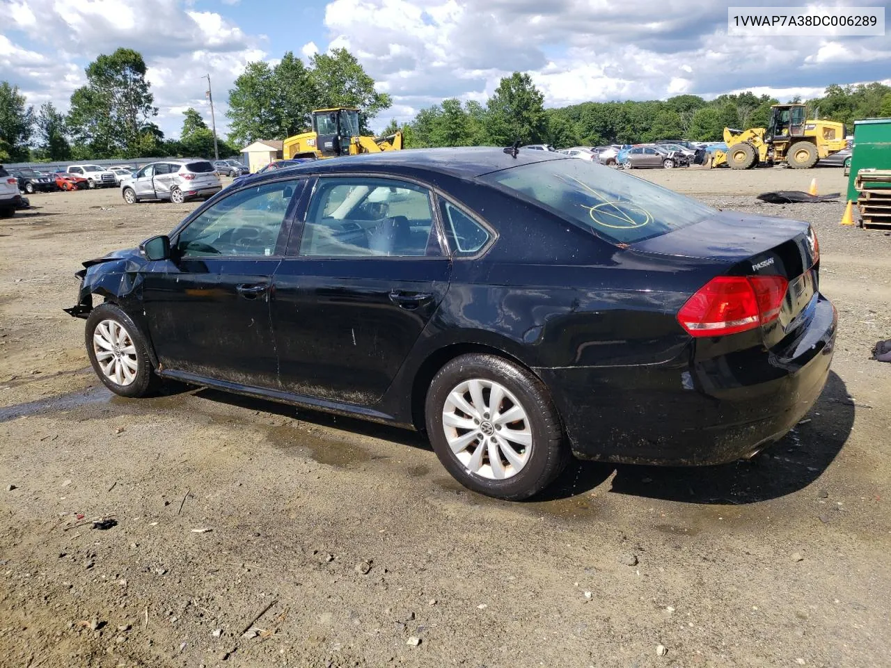 1VWAP7A38DC006289 2013 Volkswagen Passat S