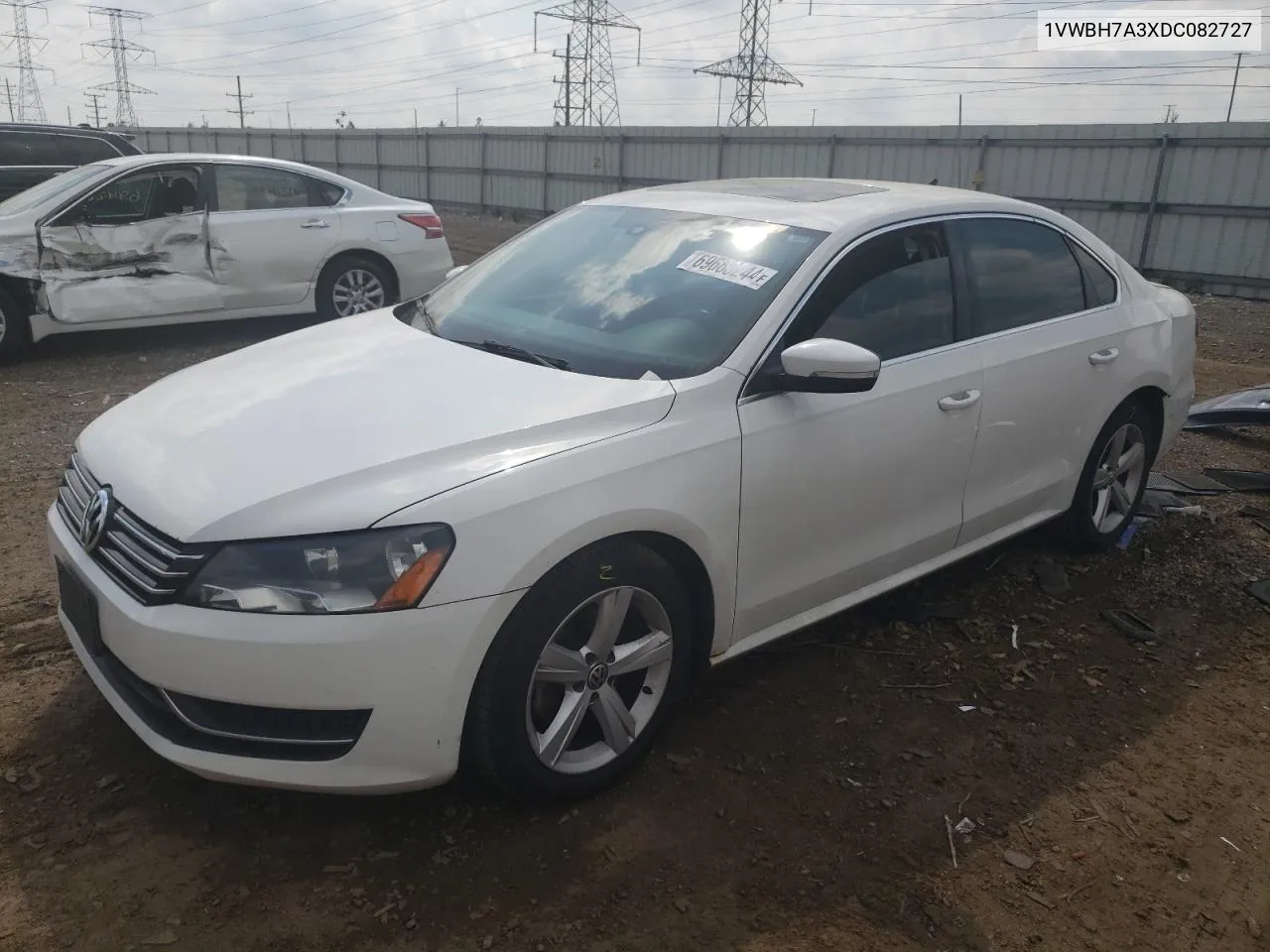 1VWBH7A3XDC082727 2013 Volkswagen Passat Se