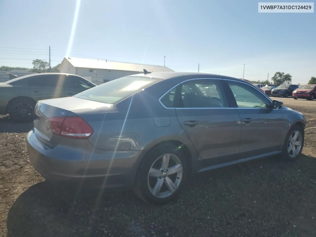 1VWBP7A31DC124429 2013 Volkswagen Passat Se