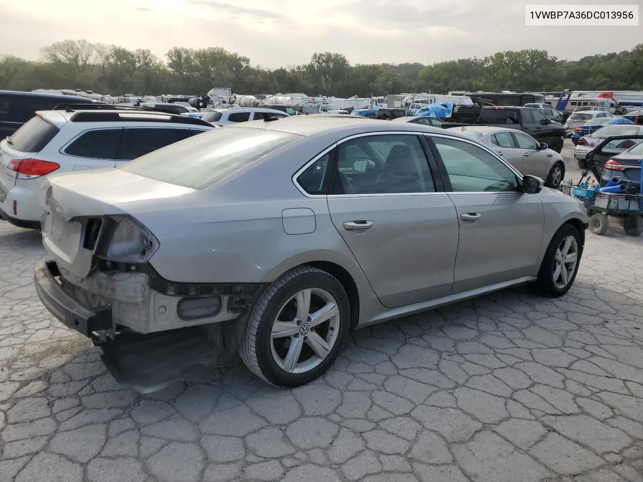 1VWBP7A36DC013956 2013 Volkswagen Passat Se