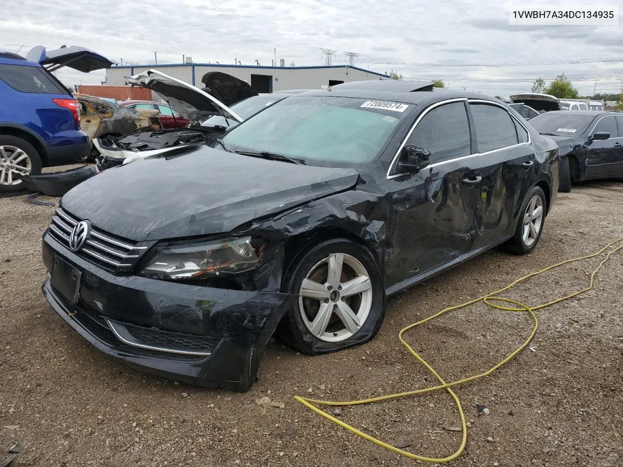 1VWBH7A34DC134935 2013 Volkswagen Passat Se