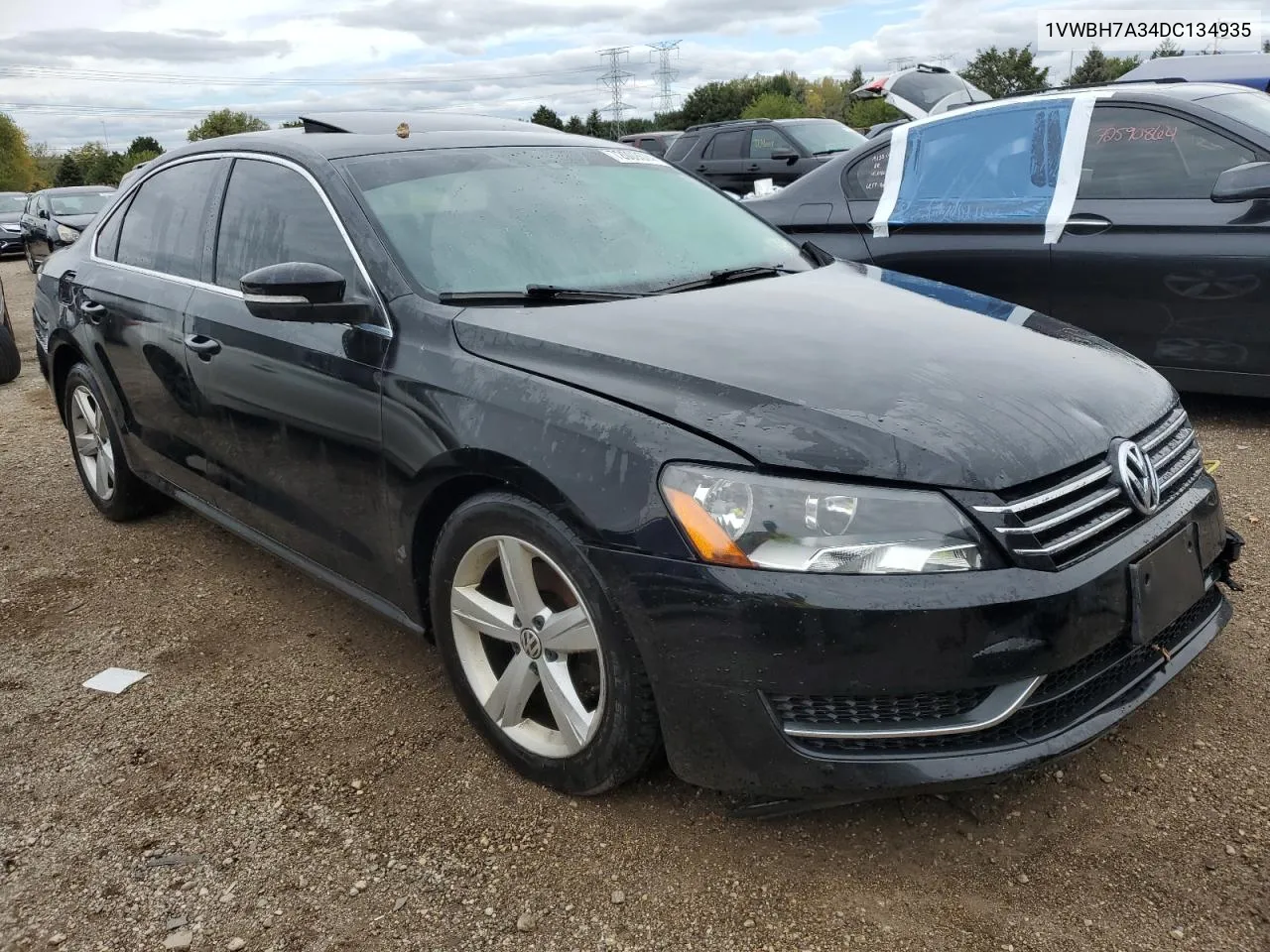 1VWBH7A34DC134935 2013 Volkswagen Passat Se