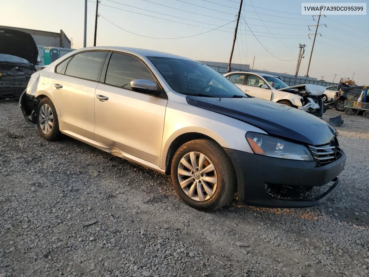 1VWAP7A39DC095399 2013 Volkswagen Passat S