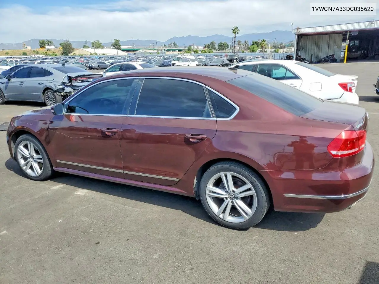 1VWCN7A33DC035620 2013 Volkswagen Passat Sel