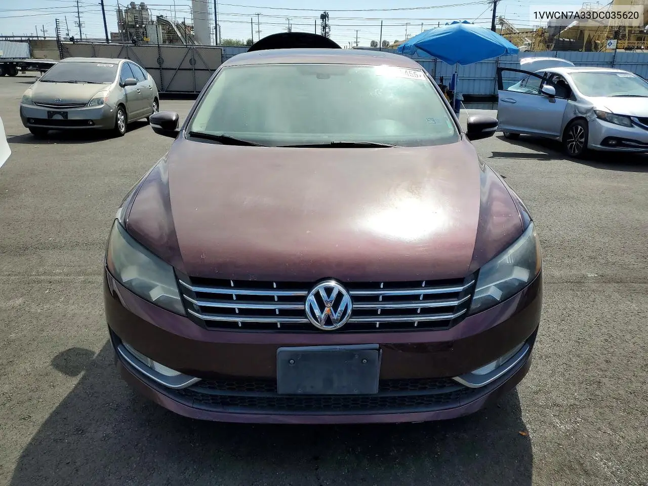 1VWCN7A33DC035620 2013 Volkswagen Passat Sel