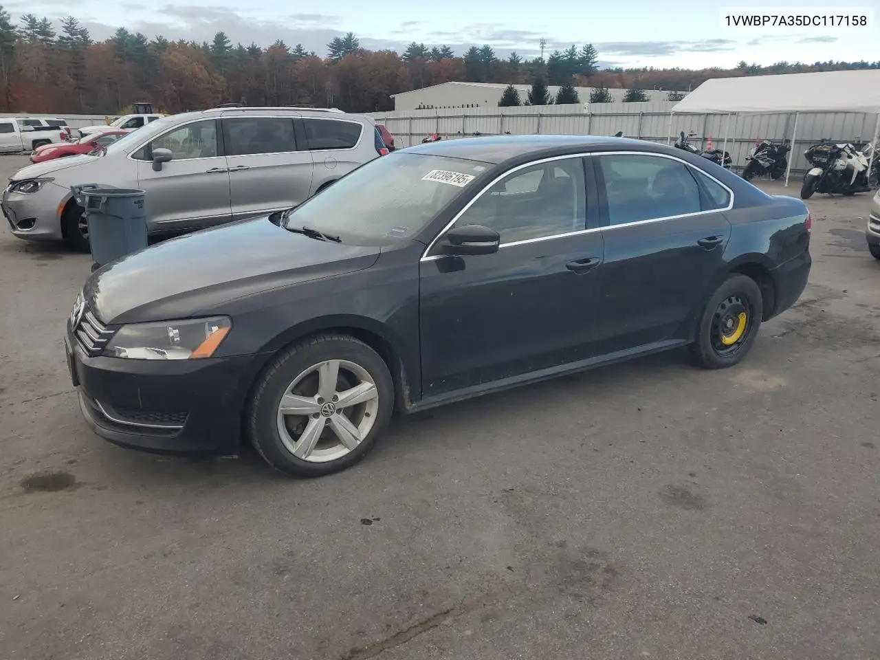 1VWBP7A35DC117158 2013 Volkswagen Passat Se
