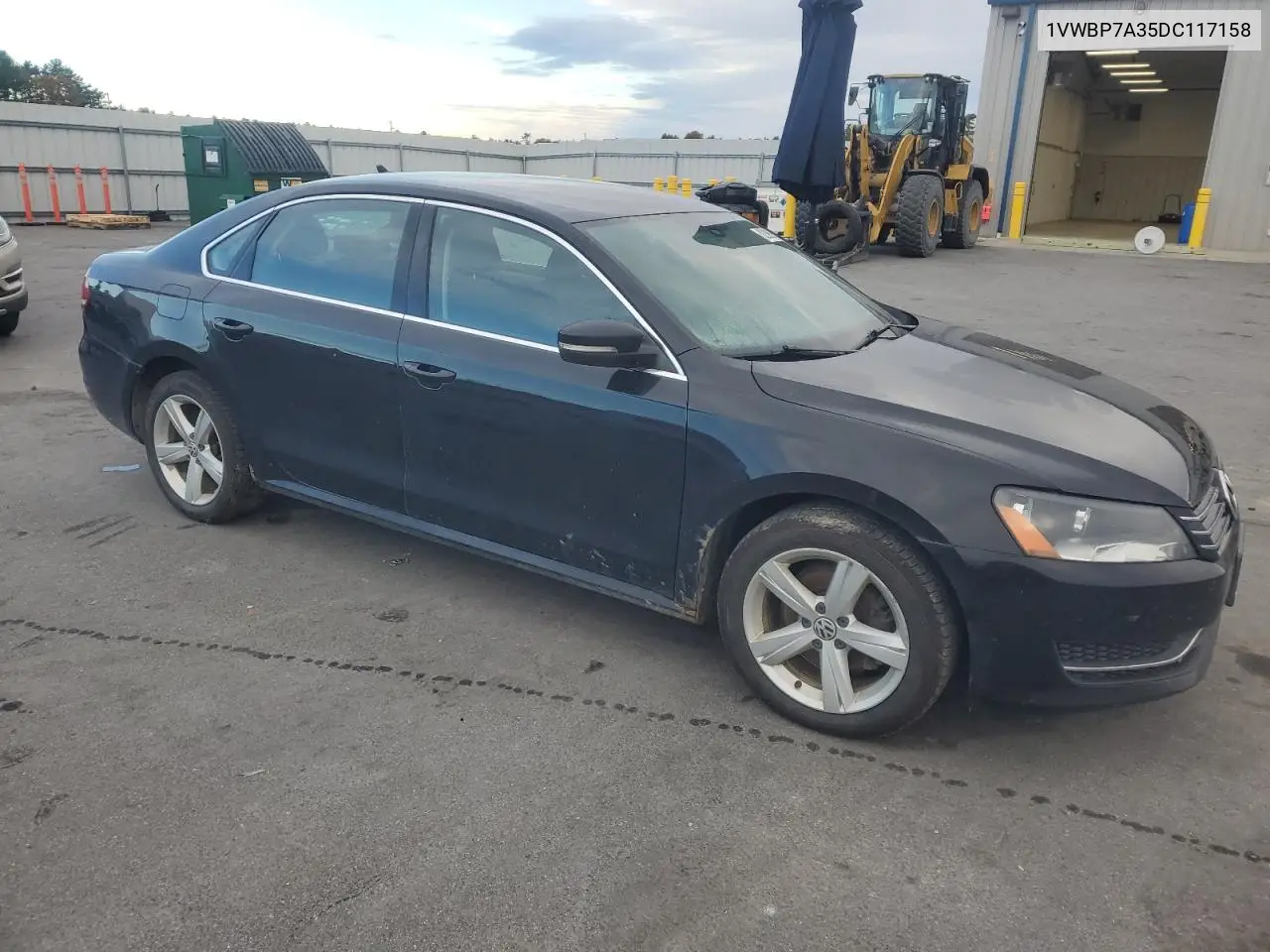 1VWBP7A35DC117158 2013 Volkswagen Passat Se