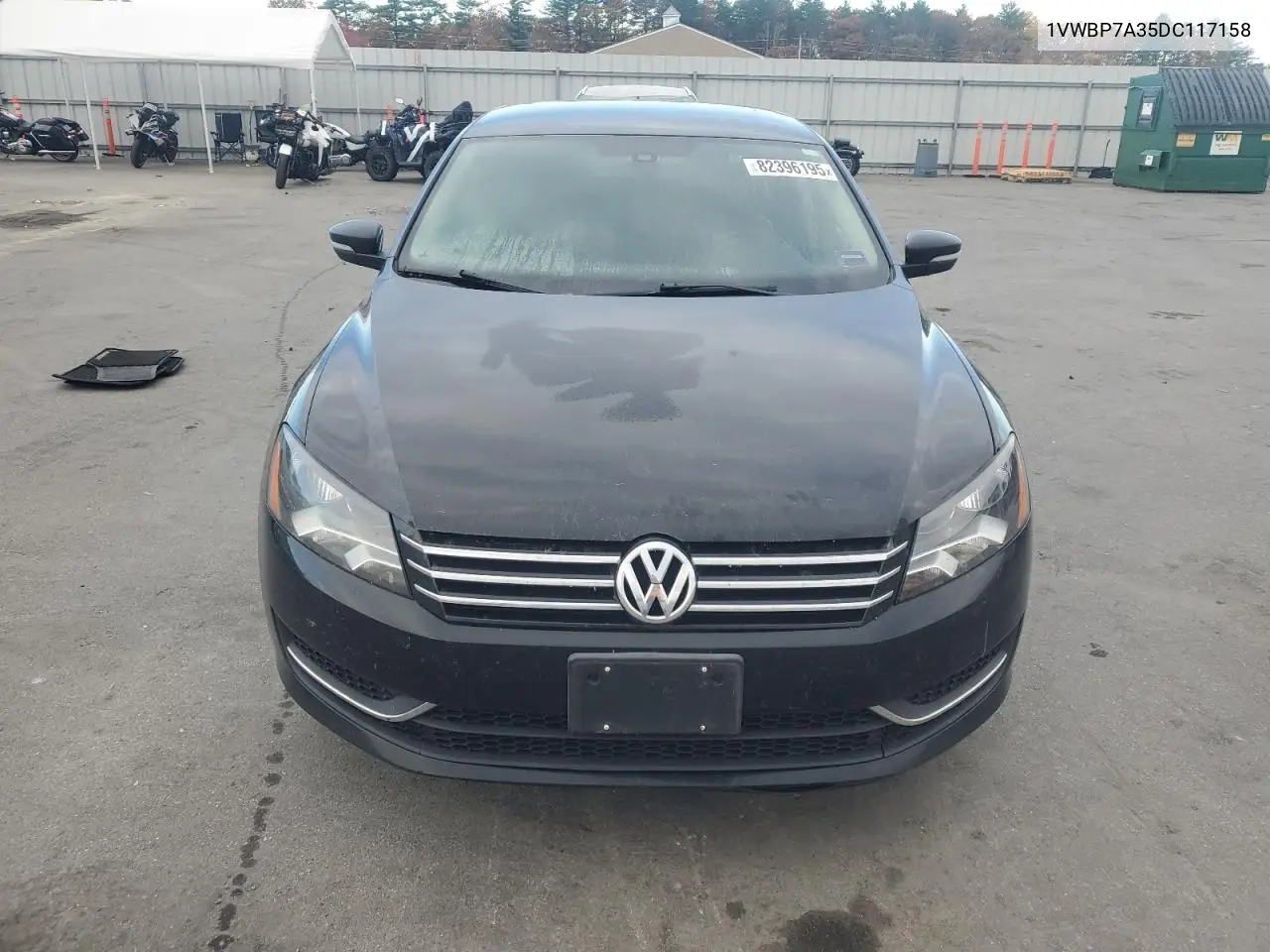 1VWBP7A35DC117158 2013 Volkswagen Passat Se