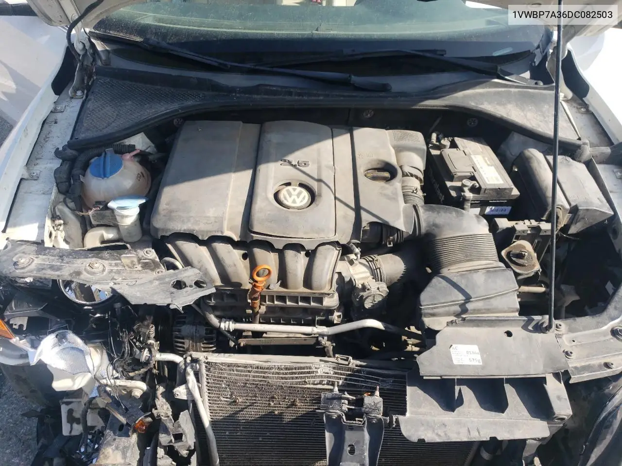 1VWBP7A36DC082503 2013 Volkswagen Passat Se