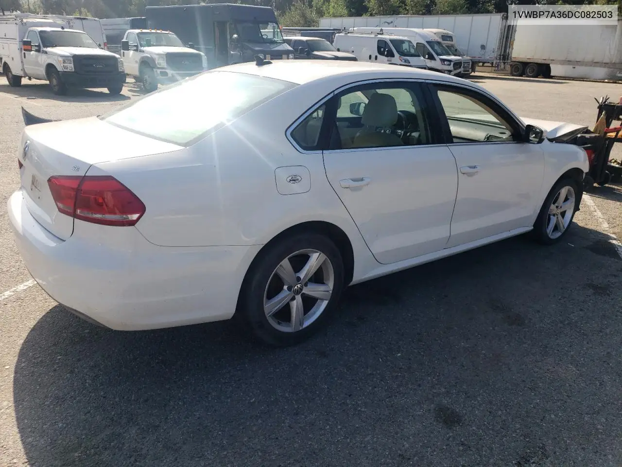 1VWBP7A36DC082503 2013 Volkswagen Passat Se