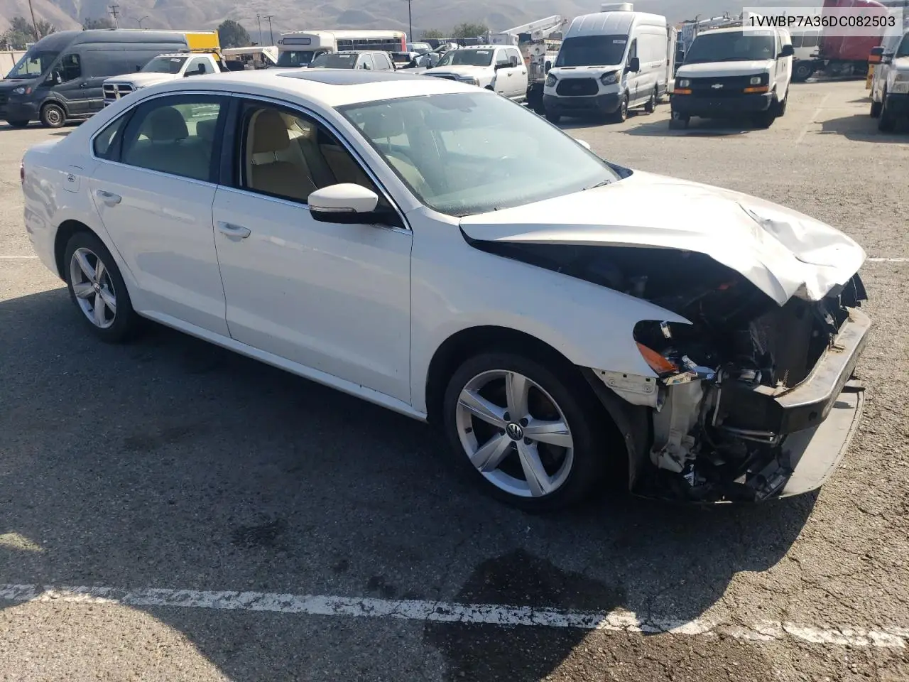 1VWBP7A36DC082503 2013 Volkswagen Passat Se