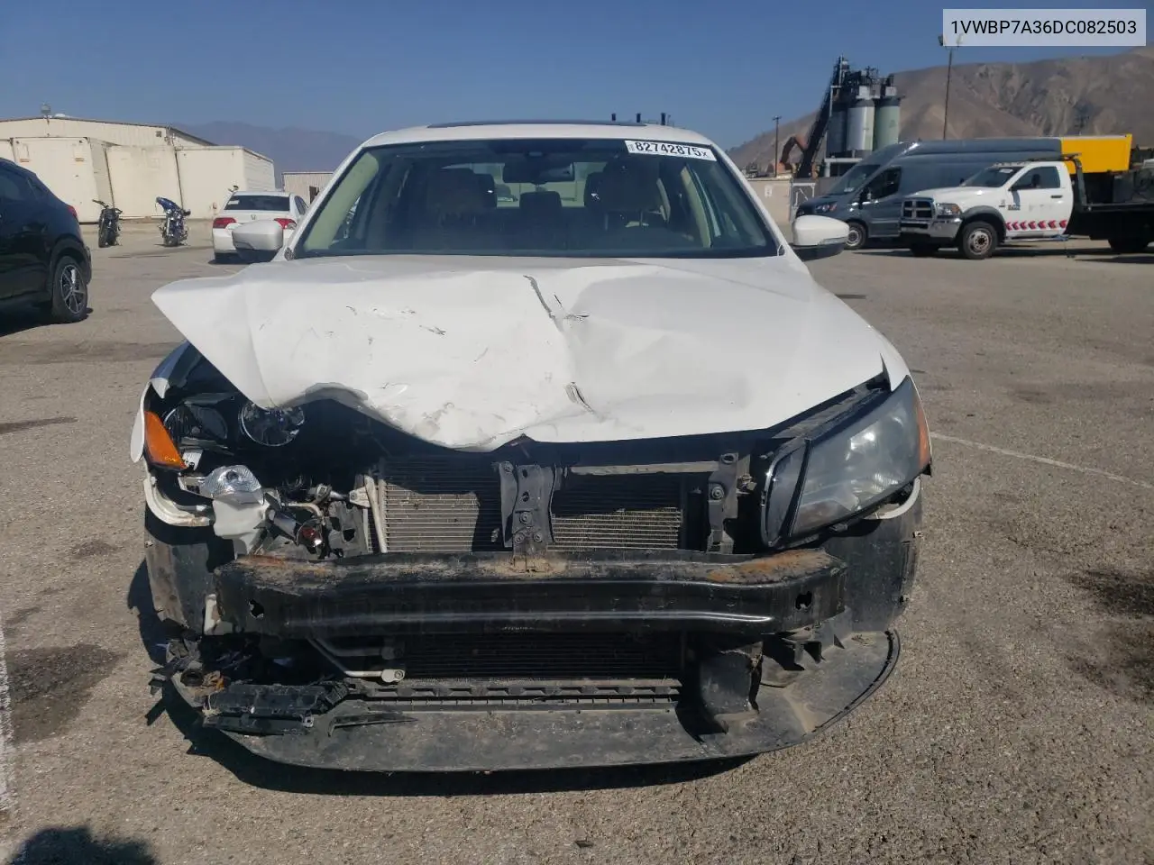 1VWBP7A36DC082503 2013 Volkswagen Passat Se