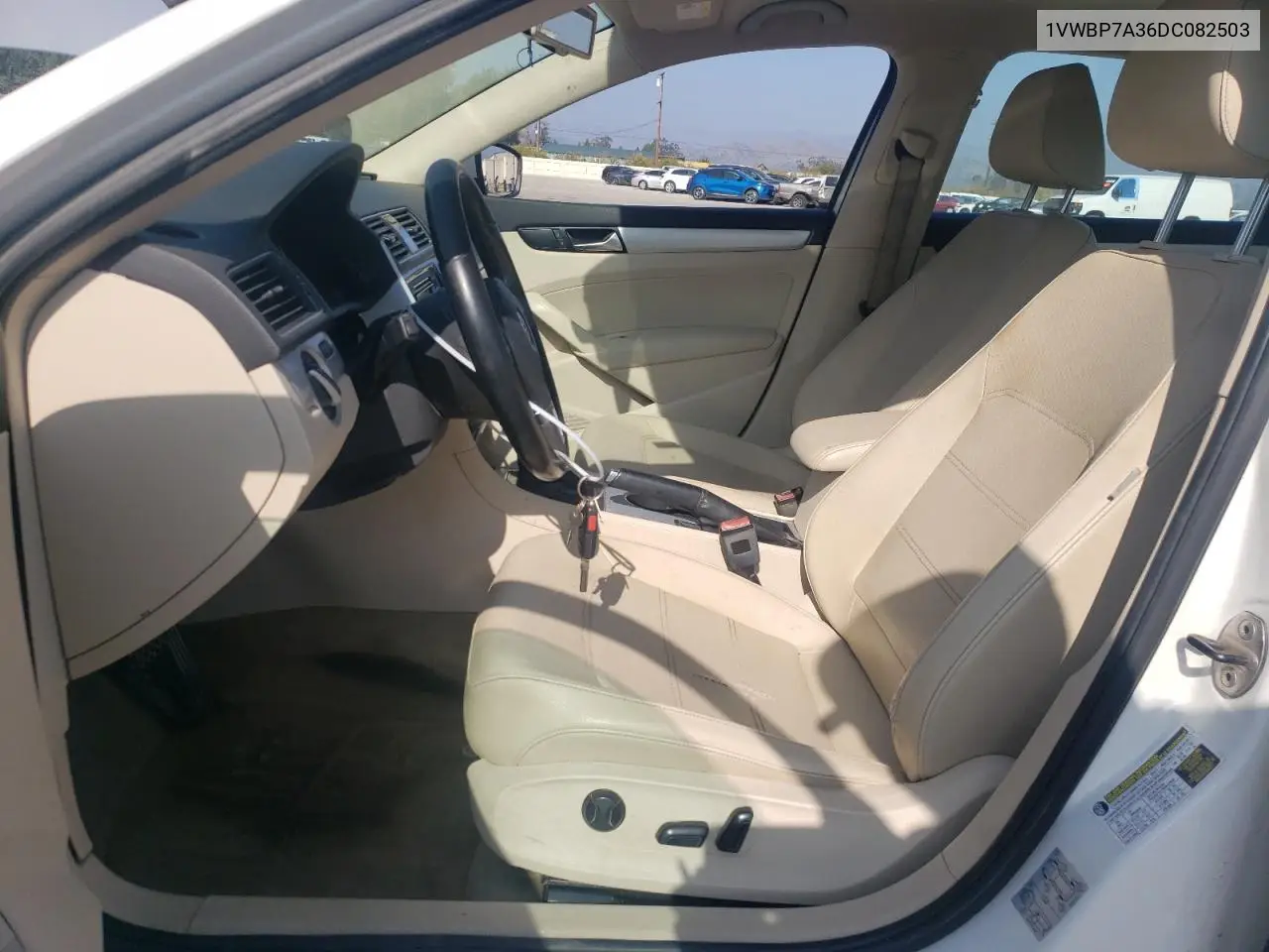 1VWBP7A36DC082503 2013 Volkswagen Passat Se