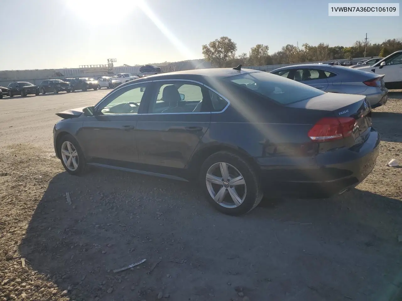 1VWBN7A36DC106109 2013 Volkswagen Passat Se