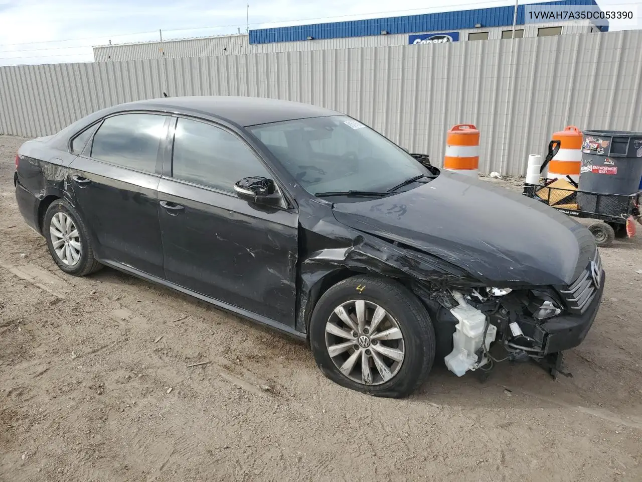 1VWAH7A35DC053390 2013 Volkswagen Passat S