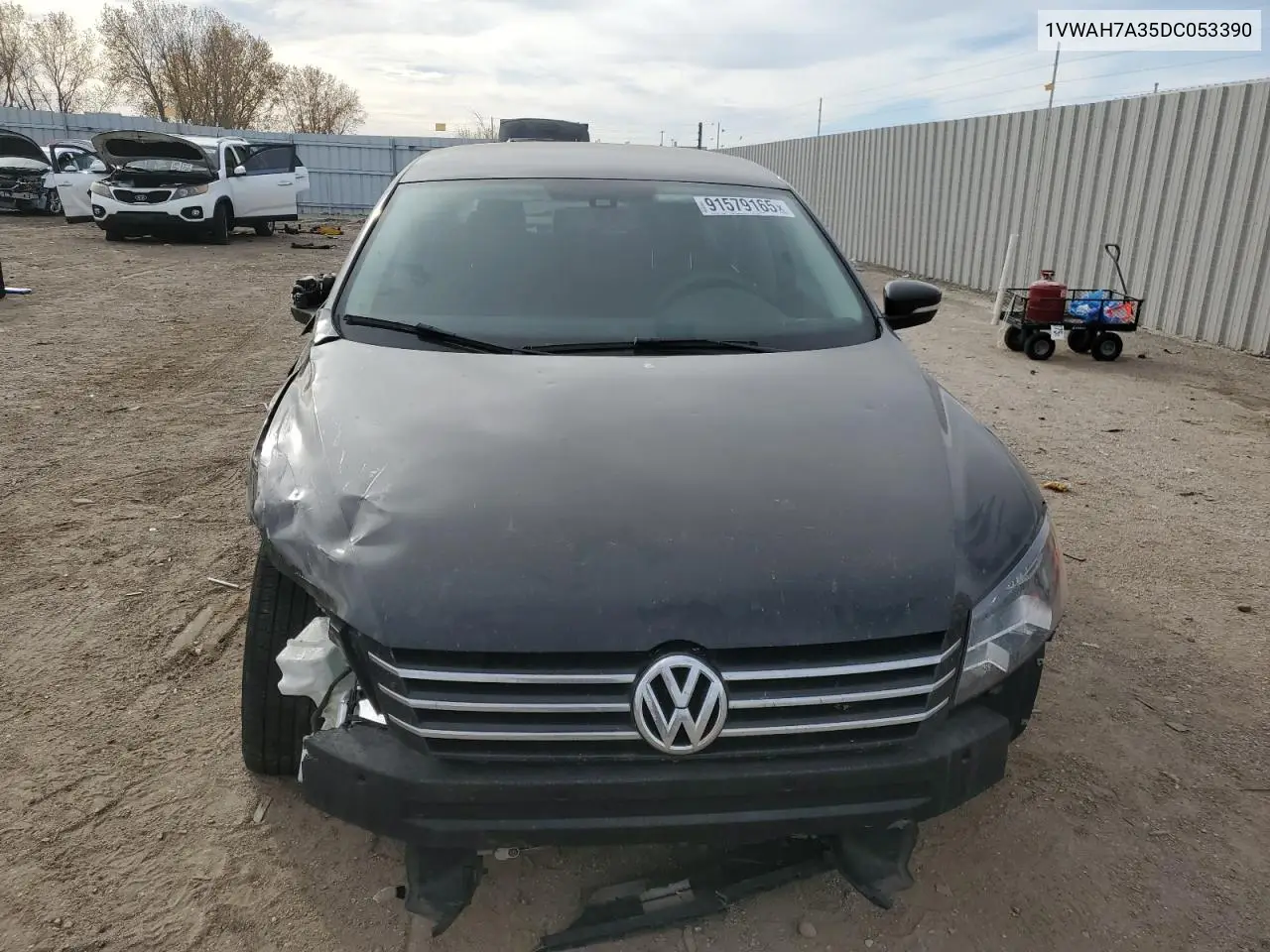 1VWAH7A35DC053390 2013 Volkswagen Passat S