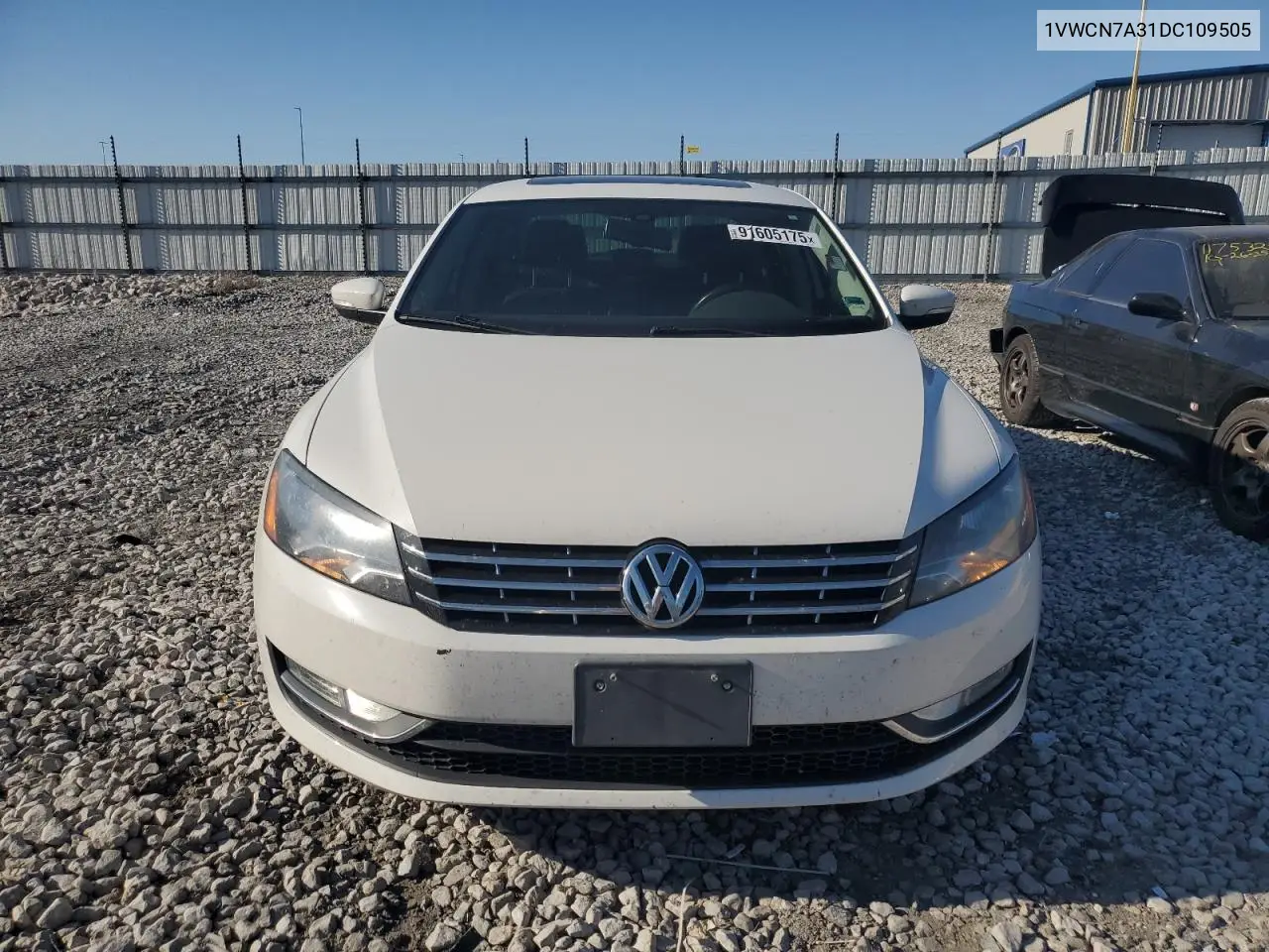 1VWCN7A31DC109505 2013 Volkswagen Passat Sel