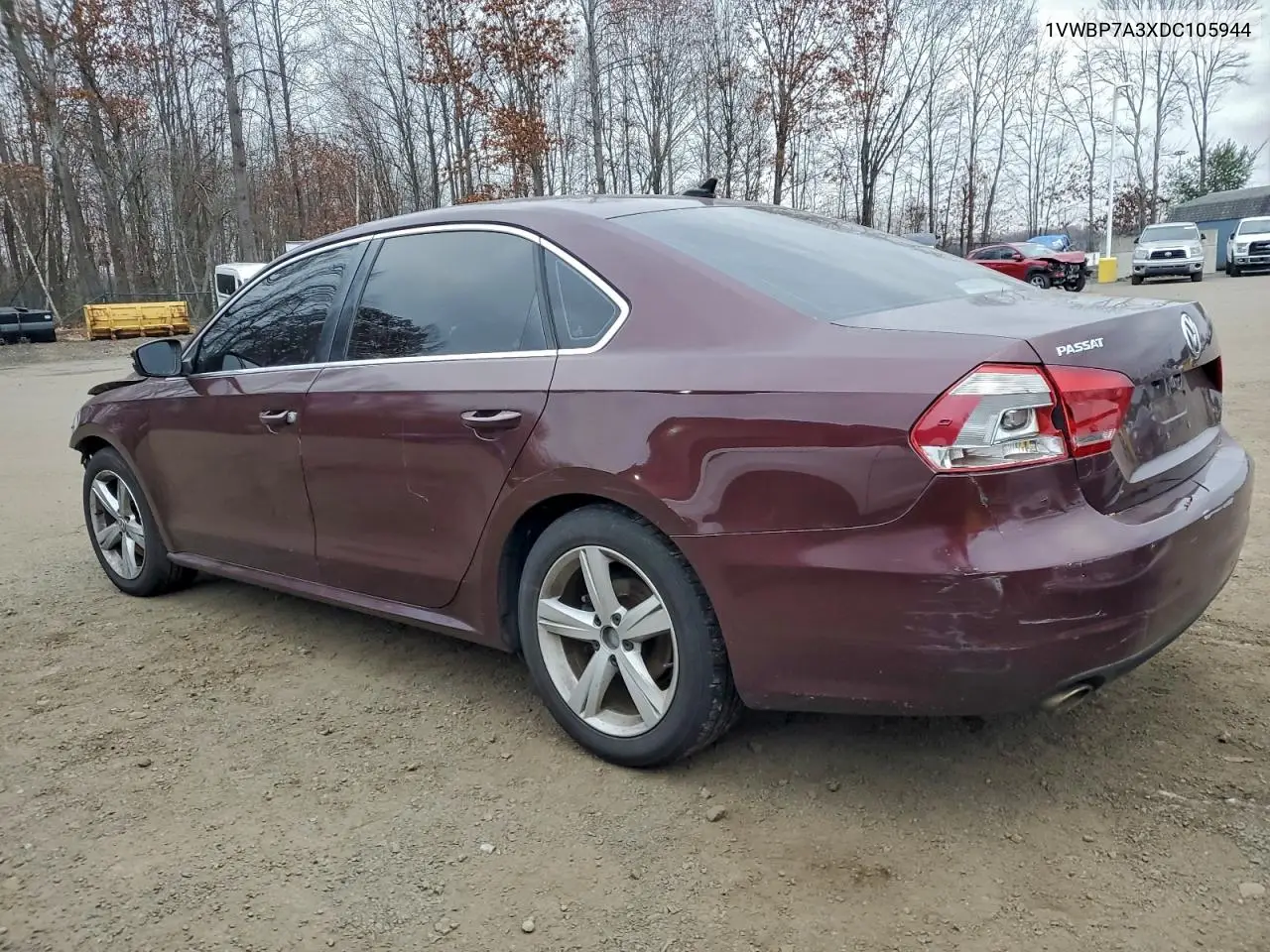 1VWBP7A3XDC105944 2013 Volkswagen Passat Se