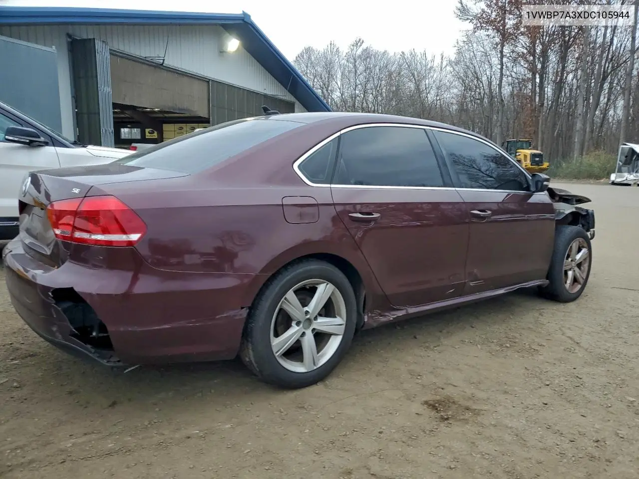 1VWBP7A3XDC105944 2013 Volkswagen Passat Se