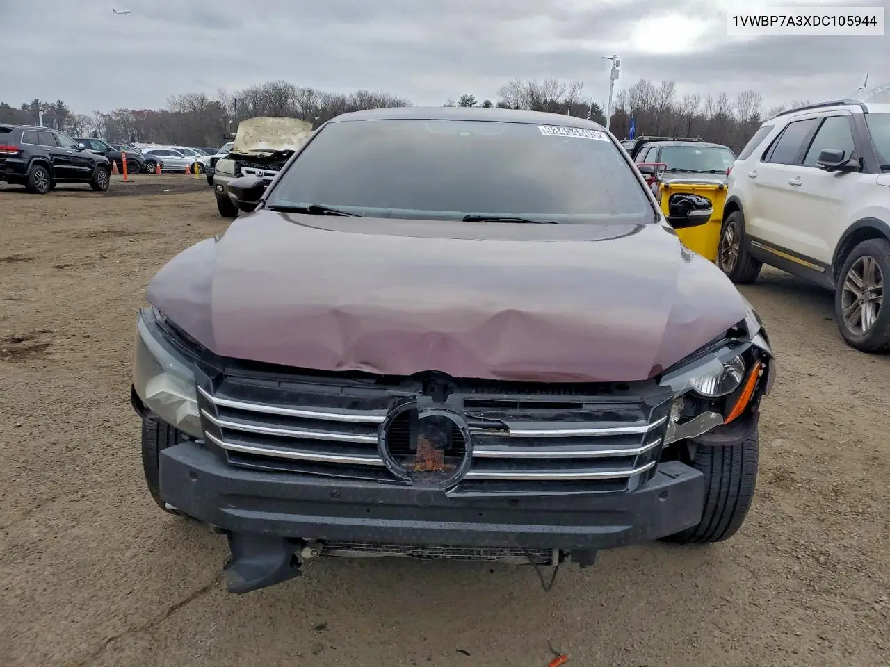 1VWBP7A3XDC105944 2013 Volkswagen Passat Se