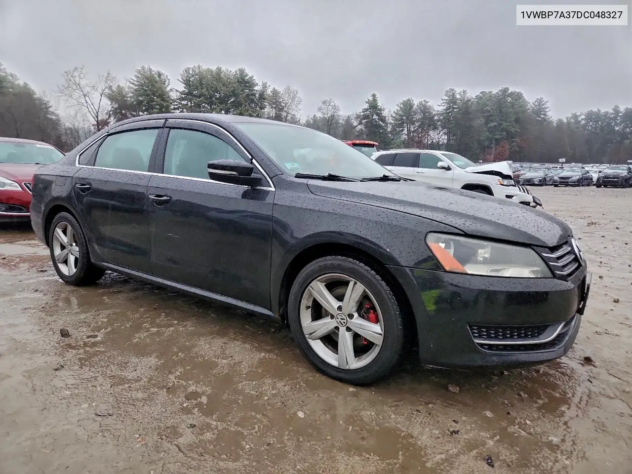 1VWBP7A37DC048327 2013 Volkswagen Passat Se