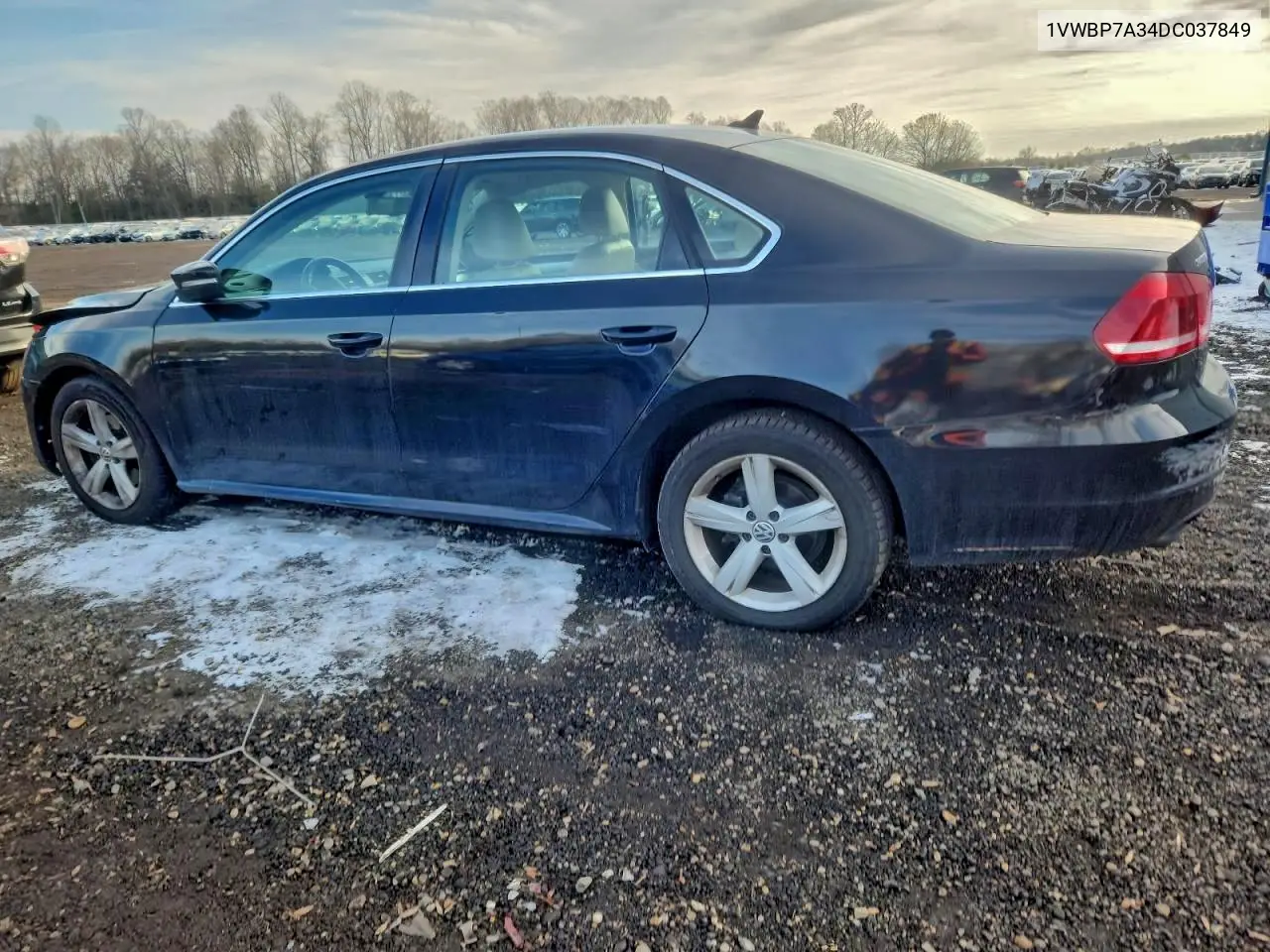 1VWBP7A34DC037849 2013 Volkswagen Passat Se