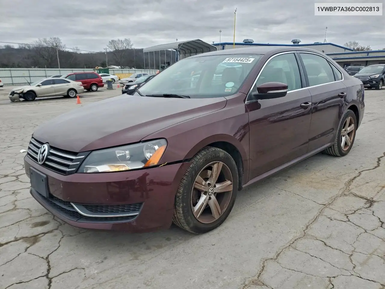 1VWBP7A36DC002813 2013 Volkswagen Passat Se