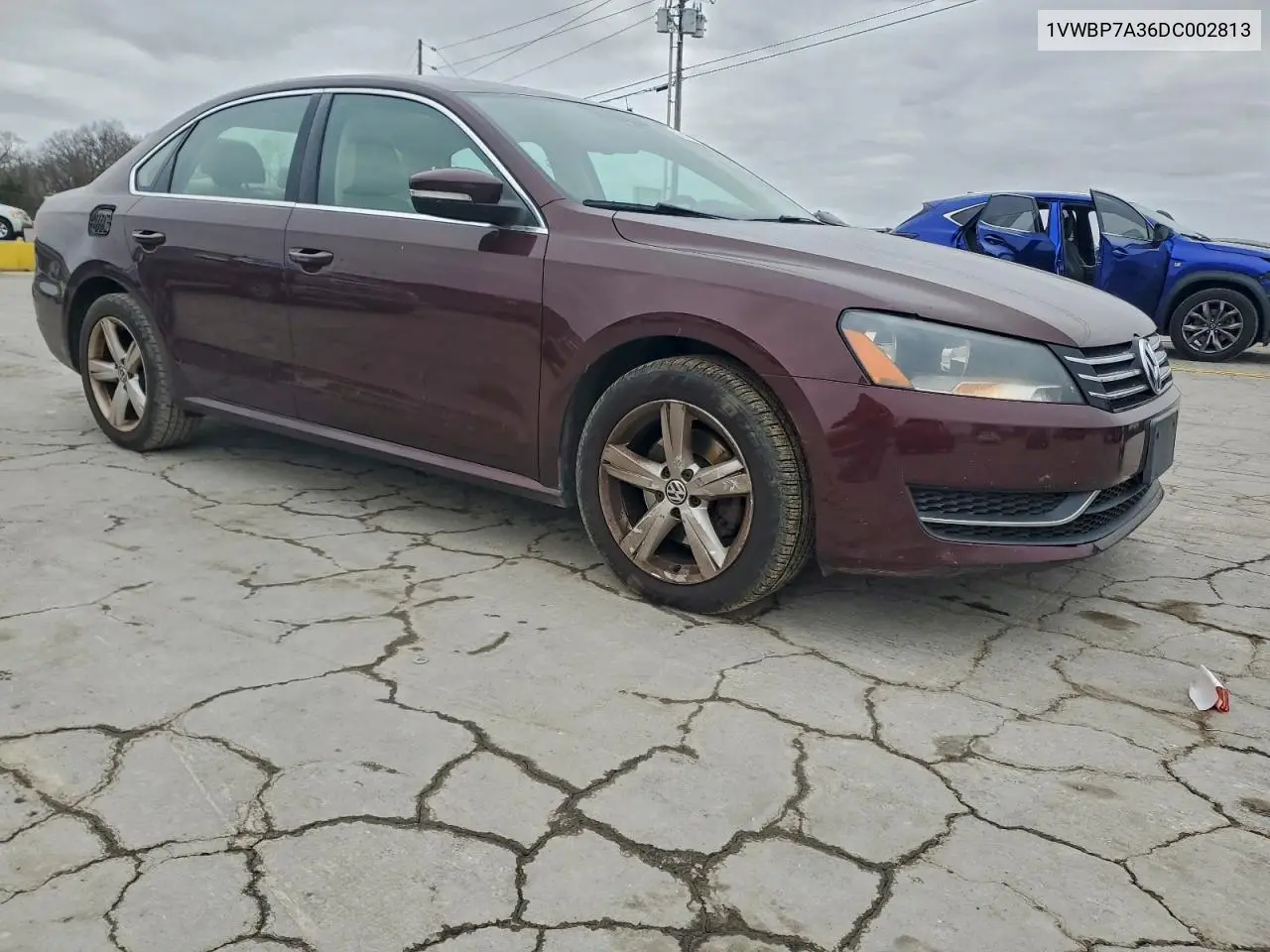1VWBP7A36DC002813 2013 Volkswagen Passat Se