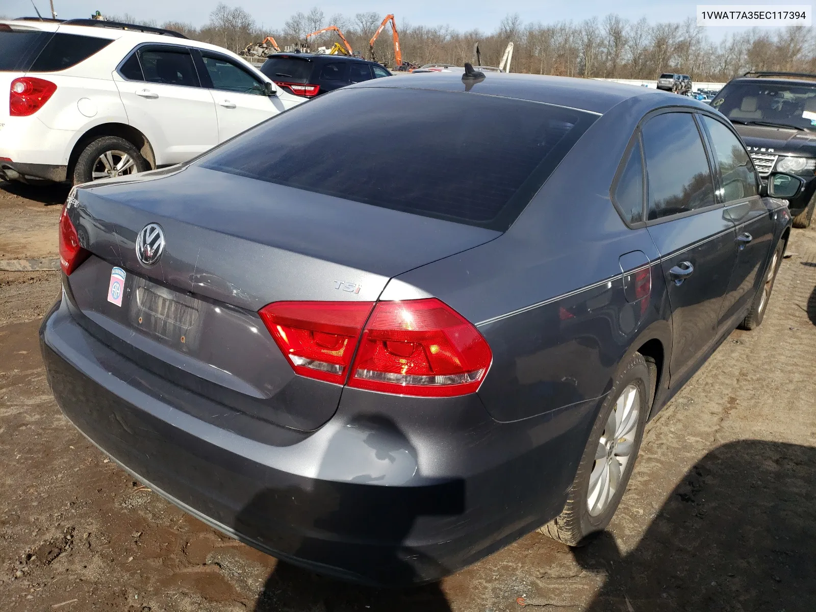 1VWAT7A35EC117394 2014 Volkswagen Passat S