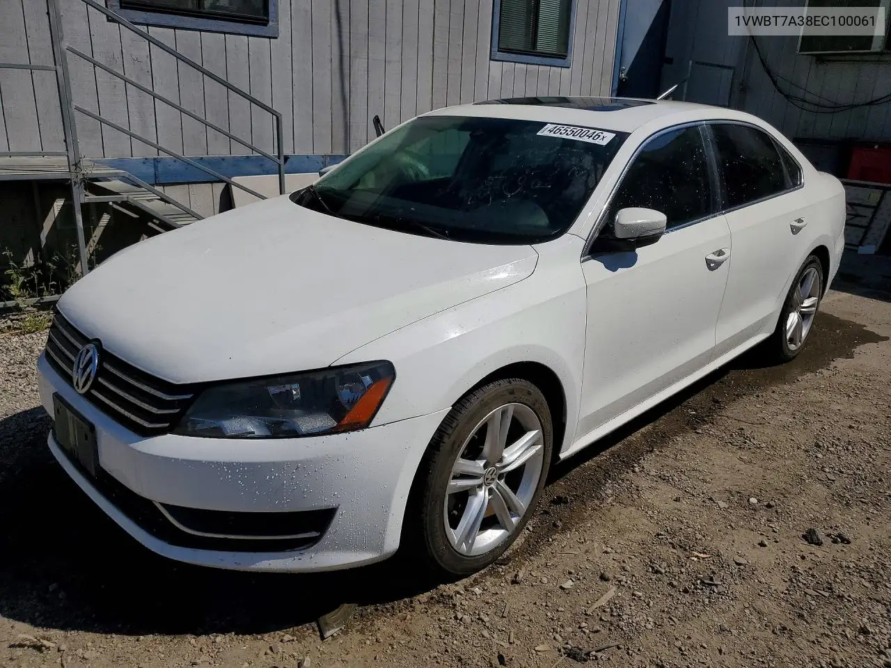 1VWBT7A38EC100061 2014 Volkswagen Passat Se